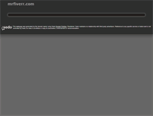 Tablet Screenshot of mrfiverr.com